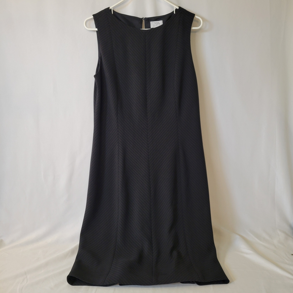 Ann Taylor Black Midi Dress